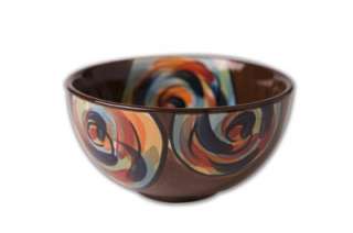 Gail Pittman Chinatown 6 hand painted cereal bowl