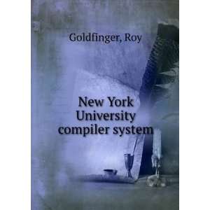  New York University compiler system Roy Goldfinger Books