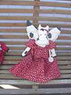 Holy Cow 25 Wrap Around Vintage Stuff Cow Doll w/Dress