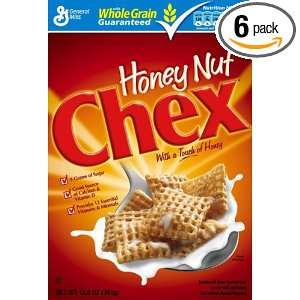 Chex Honey Cereal, 13.8 Ounce Boxes (Pack of 6)  Grocery 