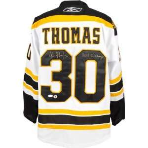  Tim Thomas Autographed Jersey  Details Boston Bruins 