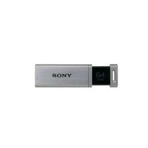  Sony 64GB Micro Vault Q Series Flash Drive, Silver, 3.0 