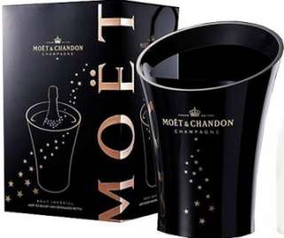MOET & CHANDON LIMITED Black Acrylic CHAMPAGNE BUCKET   Collectible 