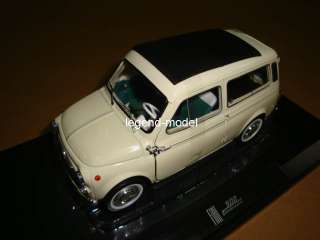 18 Norev Fiat 500 white color  