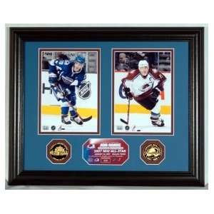 Joe Sakic 2007 All Star Photo Mint w/ Two 24KT Gold Coins  