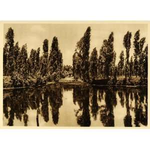  1925 Jardines Chinampas Xochimilco Mexico Photogravure 