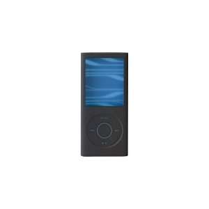  Black/Blue Sonic Wave 2 Tone Silicone Case For Ipod Nano 