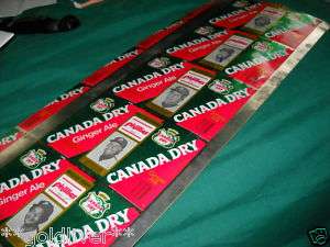   CAN SHEET~5 Phillies 1976~Canada Dry~UNUSED FLAT SODA CANS~Advertising