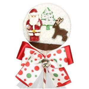 Golda & I Chocolatiers Santa Dipped Lolly, 5 Ounce Bags (Pack of 2 