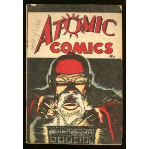  Atomic Comics #1 Vintage 1946 Green Pub Golden Age GD+ 