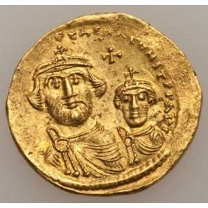  Heraclius 610641 AV solidus 443 gm Constantinople ca AD 