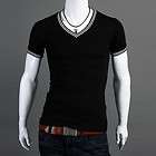 Cheap New Mens Slim Fit V neck T shirt Sho