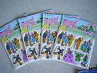 Lot of 4 Packs of Vintage Wizard of Oz Stickers MIB items in 