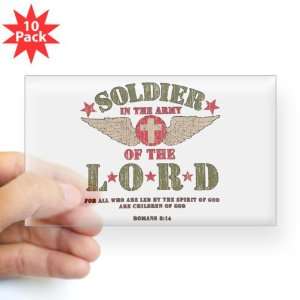   (Rectangle 10Pk) Soldier in the Army of the Lord 