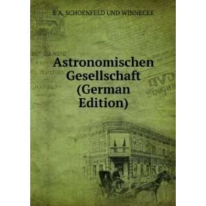   Gesellschaft (German Edition) E A. SCHOENFELD UND WINNECKE Books