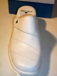   Mates Joy Slip On Clog Nursing Shoes Sneakers 8 1/2M Leather  