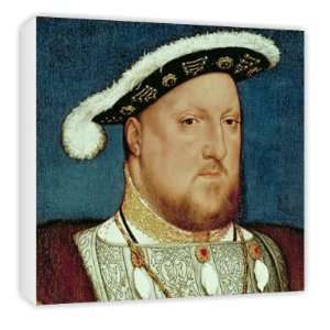  King Henry VIII (oil on oak panel) (detail   Canvas 