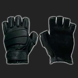 TACTICAL GLOVES Half Finger Tactical Glove 2XLarge Black  