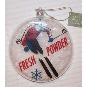  Seasons of Canon Falls Fresh Powder Christmas Ornament NEW 