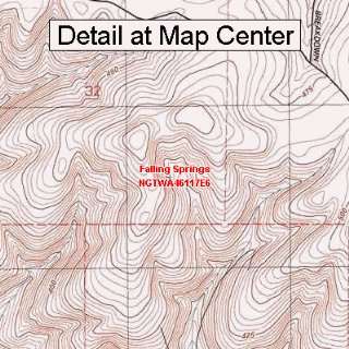  USGS Topographic Quadrangle Map   Falling Springs 