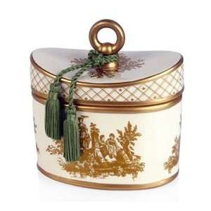  Seda France Classic Toile Ceramic Two Wick Candle 