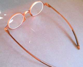 READING GLASSES~ READERS~ BROWN POTTER STYLE ROUND LENS  