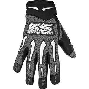  Speed and Strength Hang em High Gloves   2X Large/Silver 