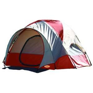  Texsport Pebble Creek 2 Person Vestibule Tent (Red/Tan, 8 