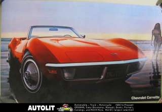 1970 Chevrolet Corvette Stingray Conv. & Coupe Poster  