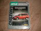 CHILTON Chrysler Voyager/Carava​n 1996 99 Repair Manual (ISBN 