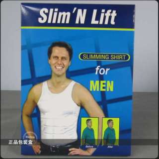 SlimN Lift Men Slimming Vest Shirt Body Shaper Fatty  