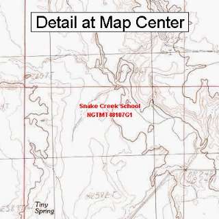     Snake Creek School, Montana (Folded/Waterproof)