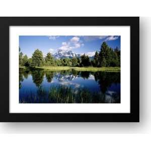  Snake River and Grand Tetons, Wyoming 30x23 Framed Art 