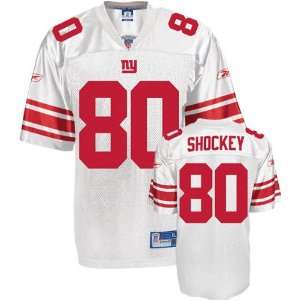  Jeremy Shockey White Reebok NFL Premier New York Giants 