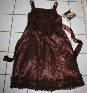   65 MUNECA Brown Glitter Sleeveless Dress ~Size 14 or Size 16~  