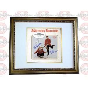 SMOTHERS BROTHERS Autograph Signed 20x25 FRAMED Album