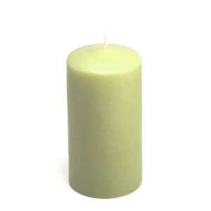  3 x 6 Sage Green Pillar Candles
