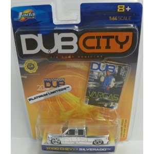   Diecast Dub City Series Limited Platinum Edition 2000 Chevy Silverado