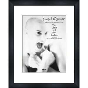 SINEAD OCONNOR Lion and The Cobra   Custom Framed Original Ad 