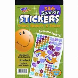  TREND® Sparkly Stars, Hearts & Smiles Sticker Pad 