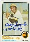 1973 Topps Mike Anderson Autograph JSA Certified  