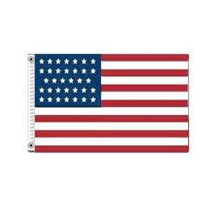  Union Civil War 34 Star Flag 3 FT. x 5 FT. Patio, Lawn 
