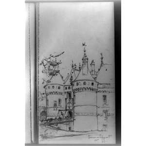  Chaumont, France / Skidmore, Louis 1927 Castle,palace 