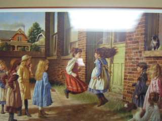 Jim Daley Girls Skipping Rope 82/950 framed artwork  