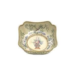    Mottahedeh Ching Garden Small Square Bowl