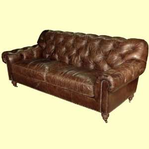  Clarence House 3 Seater Leather SofaLU147