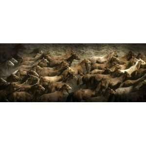  Norm Clasen   Long Herd Canvas Giclee