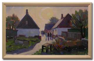 ESKIL SKANS *1905 1989   Original Swedish Oil Painting  