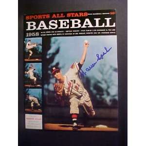  Warren Spahn Milwaukee Braves Autographed 1958 Sports All 