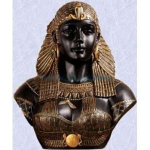 Egyptian Queen Cleopatra statue sculpture with cobra s (Digital Angel 